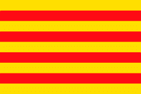Muestra bandera de cataluña
